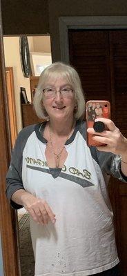 Great haircut front and back. Love love love the salon Miroslava is amazing.