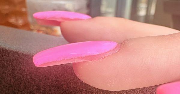 Sides are not polished