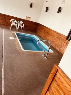 Hot tub was Luke warm very dissatisfied since that is what I wanted