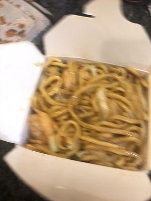 Shrimp lo mein