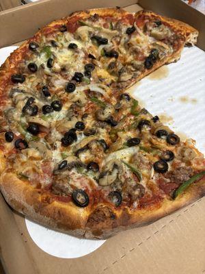 'The Junk' pizza