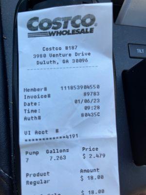 Costco Gasoline