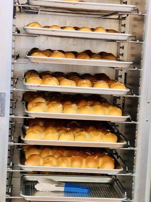 Fresh baked goods. Smelled divine!