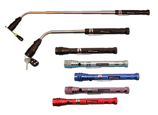 Extendable Telescoping Magnetic Flashlights