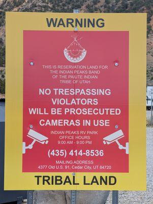 Indian Peaks Band RV