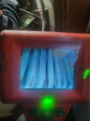 Damage from blocked flue.