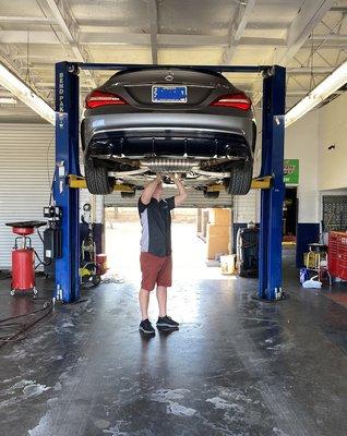 B Service on a 2019 Mercedes-Benz CLA45!