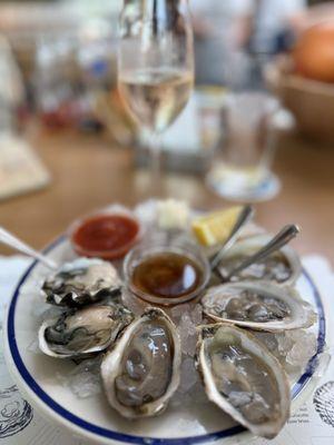 Oysters and Champagne