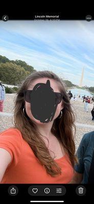 Hair air dried before the cut