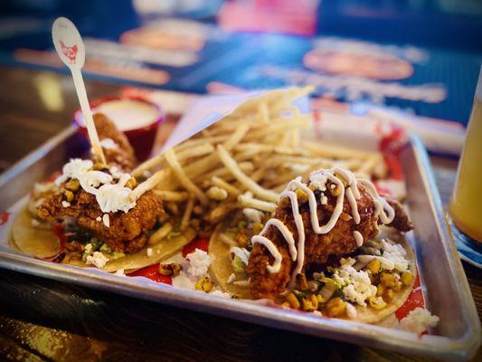 Hot Hot Chicken Street Tacos