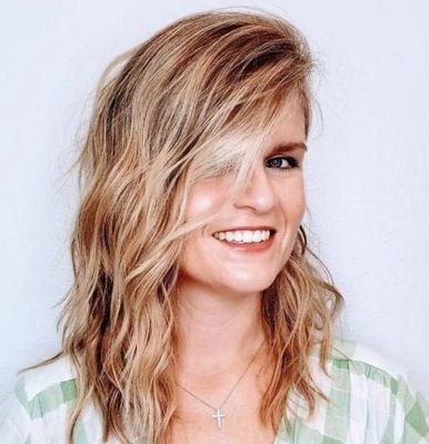 Full head foil in balayage pattern for extended grow out.