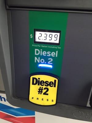 Cheap diesel!
