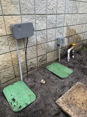 7 zone Rachio smart controller install with PVB backflow preventer