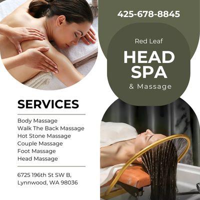 Red Leaf Head Spa & Massage