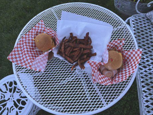 OG, BBQ, & sweet potato fry