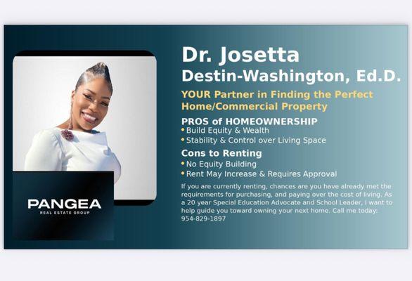 Josetta Washington - Pangea Real Estate Group