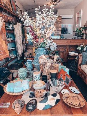 Our center table of gifts