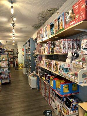 One of the aisles of toys
