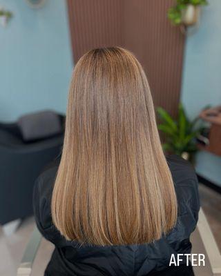 After Color and K-tip application