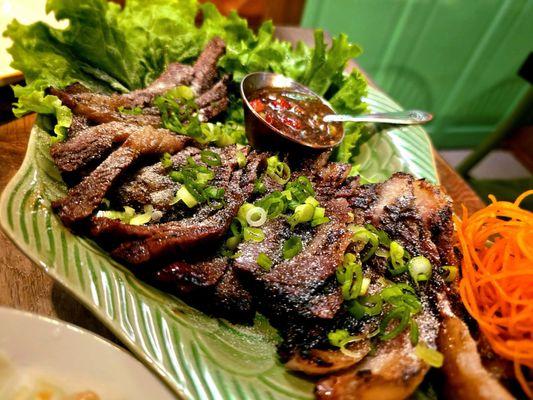 Crying tiger brisket