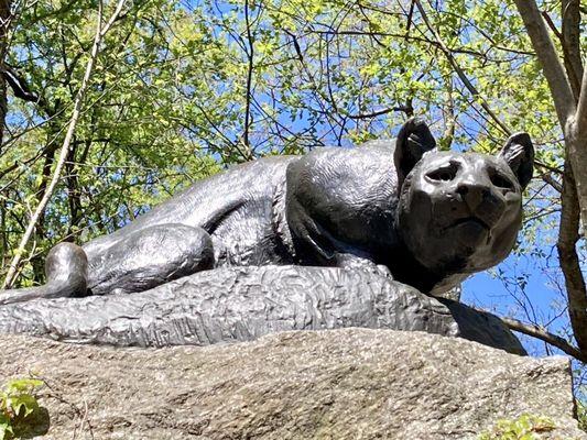 Still Hunt Cat Hill Statue