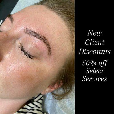 Offering 50% select services for New Clients.
Choose from a Brazilian, Eyebrow, Manzilian or Full Back.  Valid for sugar or wax.