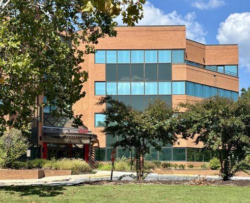 The office building.