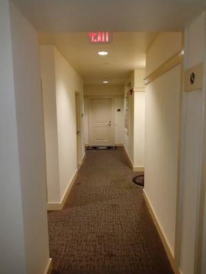 Condo hallway repaint