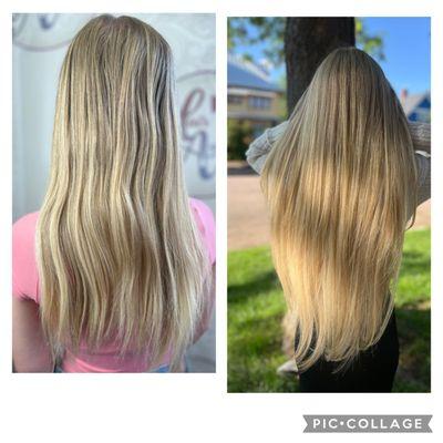 28" hair extensions for the win! That blend though!!!