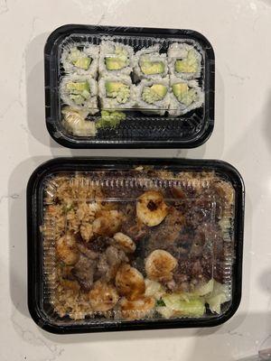 10. Beef & Shrimp Teriyaki Hibachi Meal