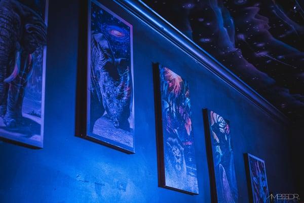 Local artist Dela shows off his work. Check the link for a video tour: http://www.ambssdr.com/noc-noc-on-broadway/