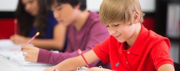 Students learning Math in a fun enviornment