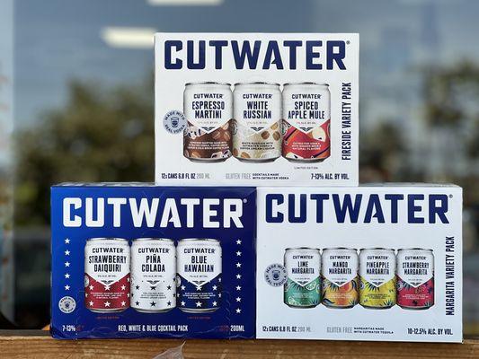 New CutWater Variety packs 