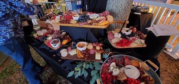 The antipasti table is a nice, welcome, add