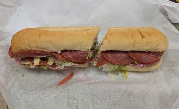 Hubby's Italian sub