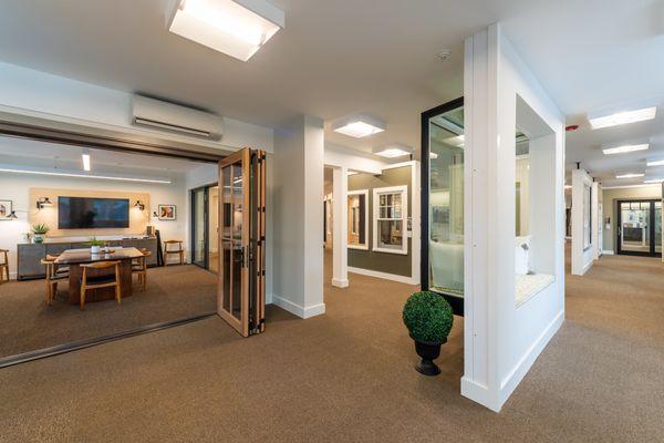 Interior of Manchester Door & Window Showroom