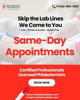 Phlebotomy on Wheels