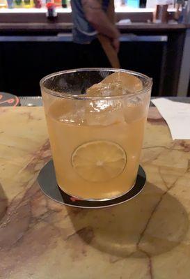 Hot sauce margarita.