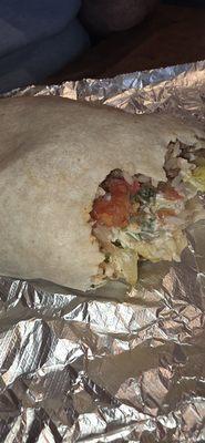 Steak burrito
