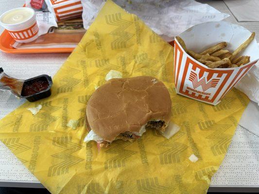 Whataburger Jalapeño Burger.