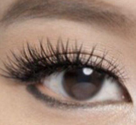 My lashes are so natural and pretty for my Asian eyes!!