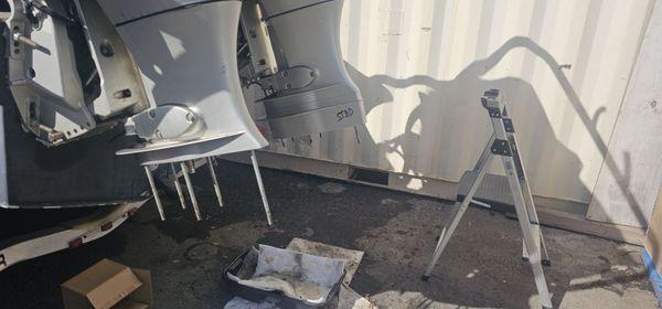 My Honda BF130s getting a 300 hour service. Service was great and the prices were fair.