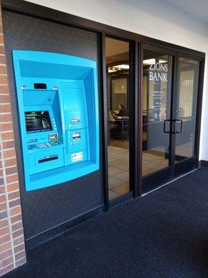 Walk up ATM no drive through