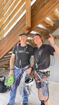 Our instructors, Sam and Boggs