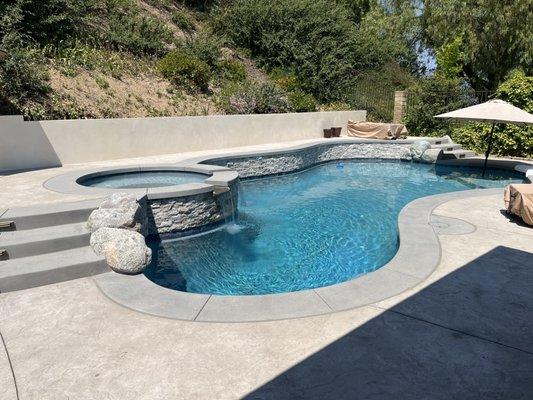 Remodeled pool/spa