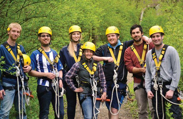 We accommodate up to 11 people in a group at Ozone!