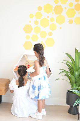 Playful Cuts! At Buzz Cuts Kids Salon in Plano, haircuts are fun and stress-free for girls (and boys!) with iPads and experienced stylist