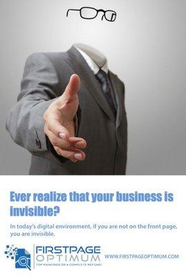 Don't Be Invisible
