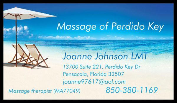 Joanne Johnson, LMT - Massage of Perdido Key
