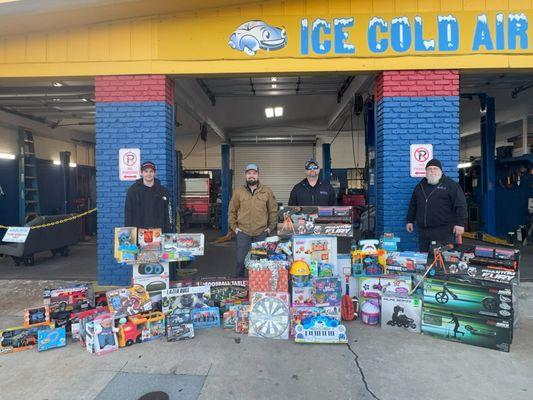 Our 20th Annual Toys for Tots Drive was a huge success at our New Port Richey location thanks to our amazing Team and wonderful customers!